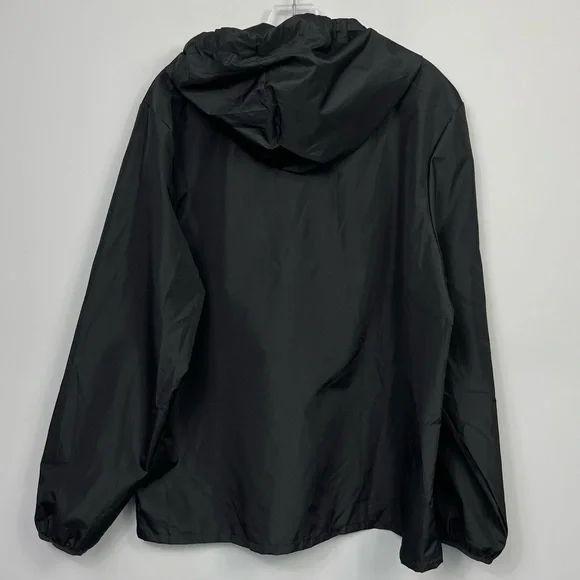 Pink Victoria's Secret Anorak Raincoat Pullover Windbreaker Rain Jacket Hoodie L - Picture 4 of 10